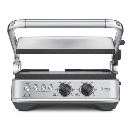 Sage the BBQ & Press BGR700 User Manual