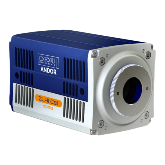 Oxford Instruments ANDOR ZL41 Cell User Manual