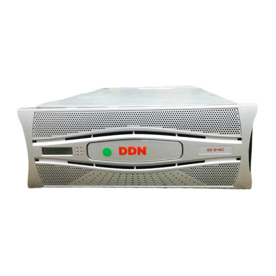 DataDirect Networks StorageScaler 8460 Manuals