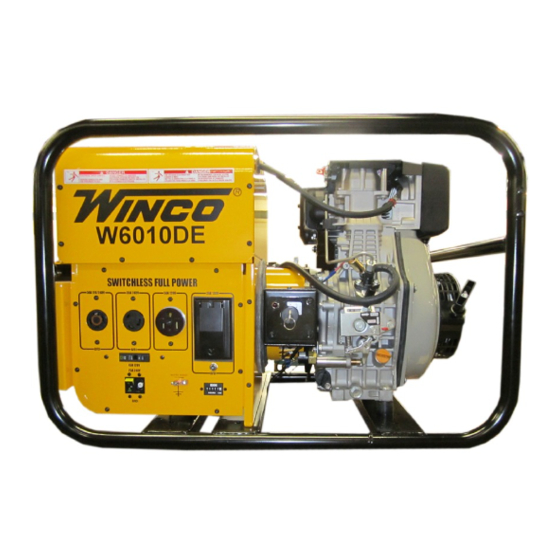 Winco W6010DI Installation And Operator's Manual