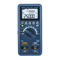 Hioki 7016 Instruction Manual