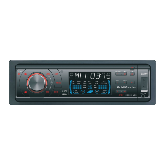 Goldmaster CD-3090 USB Manual
