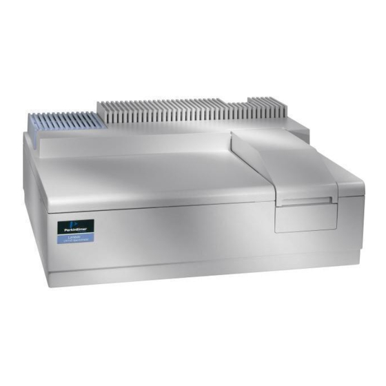 PerkinElmer L6050002B Quick Setup Manual