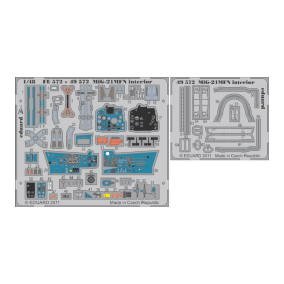 Eduard 49 572 Assembly Instructions