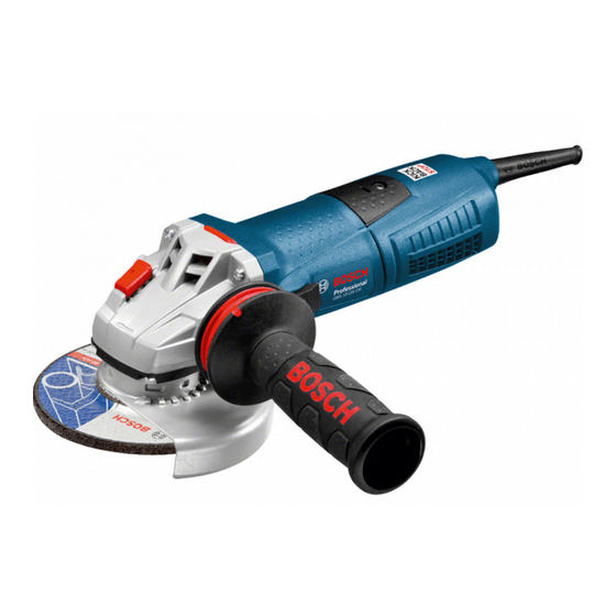 Bosch Professional GWS 12-125 CI Original Instructions Manual