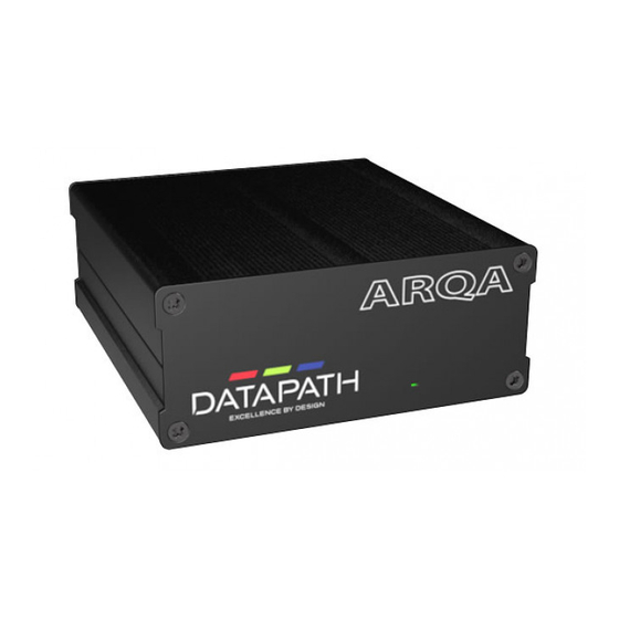 Datapath ARQA TX1/C Quick Start Manual