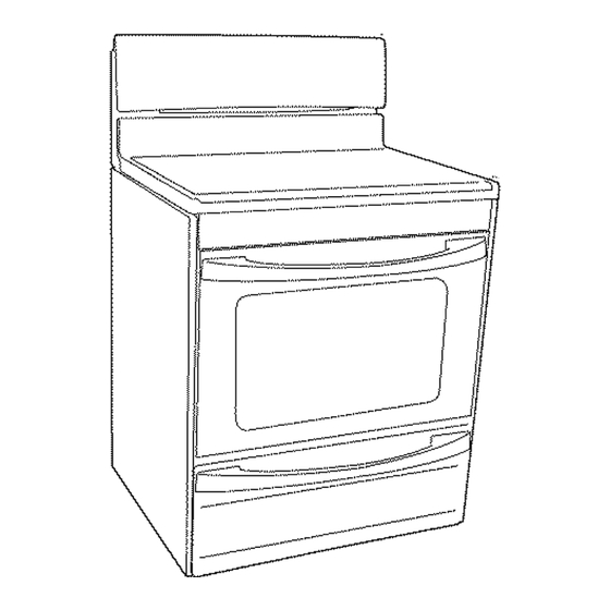 Kenmore 7748 - 30 in. Gas Range Installation Instructions Manual