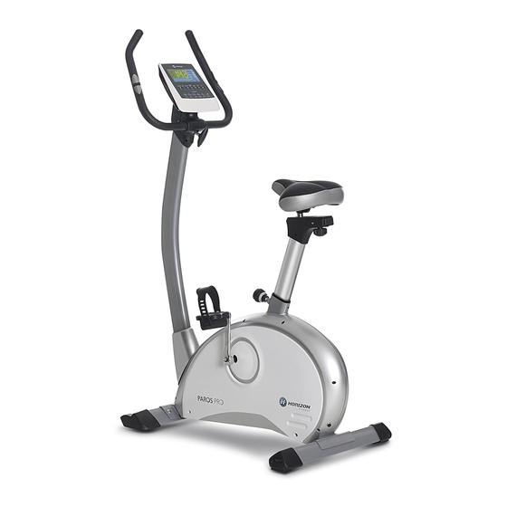 Horizon Fitness PAROS Owner's Manual