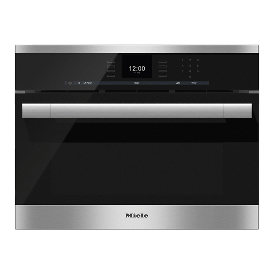 Miele DGC6500 Operating And Installtion Instructions