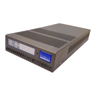 Cobalt Digital Inc BBG-1090-DEC-MPEG Manuals