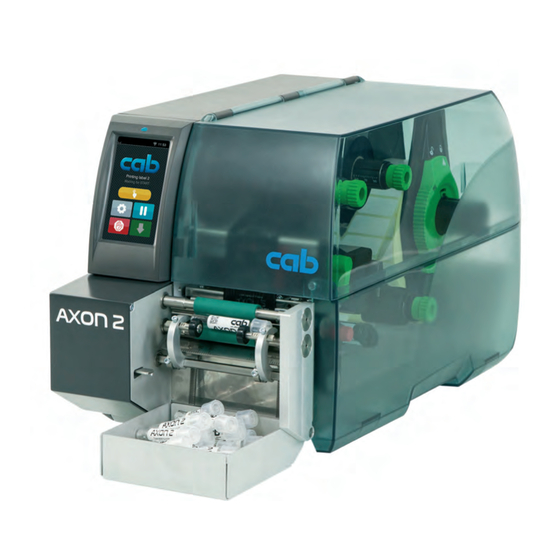 CAB AXON 2 Original Instructions Manual