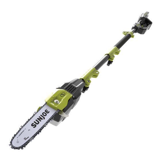 SNOWJOE SUNJOE iON100V-10PS-CT Operator's Manual