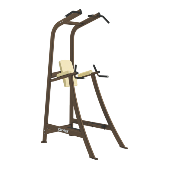 CYBEX Free Weight Dip/Chin/Leg Raise Owner's Manual
