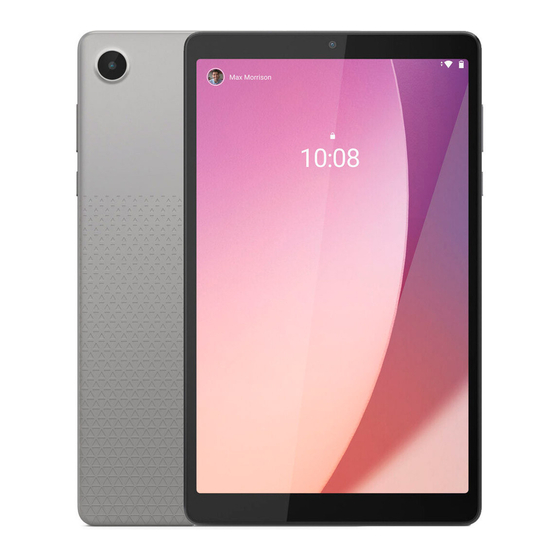 Lenovo Tab M8 TB300FU Quick Start Manual