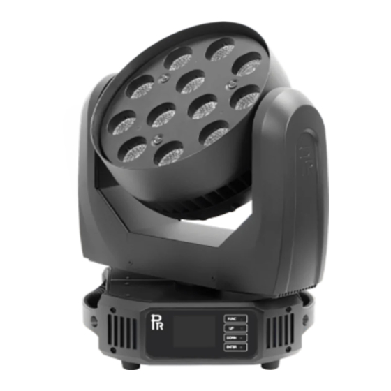 PR Lighting XLED 4012 Manual