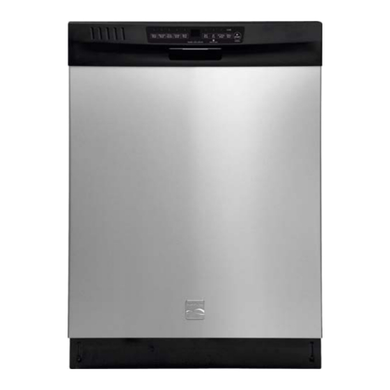 Sears 587.15412100A Built-in Dishwasher Manuals