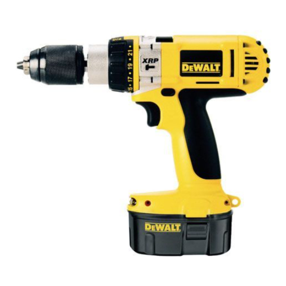 DeWalt DC980 Instruciton Manual