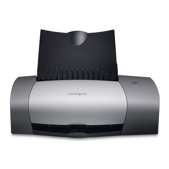 Lexmark Color Jetprinter Z600 Series User Manual