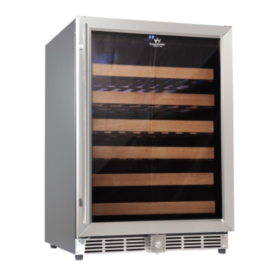 User Manuals: KingsBottle KBU-25 Zone Wine Cooler