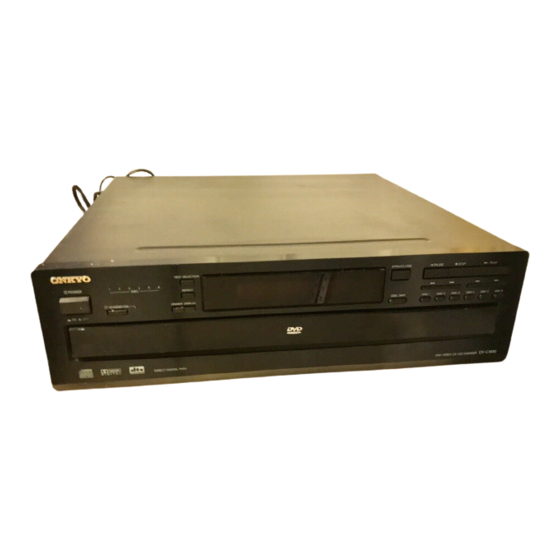 Onkyo DV-C600 Service Tips Manual