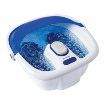 HoMedics BUBBLEBLISSELITE FB-380HJ Foot Manuals