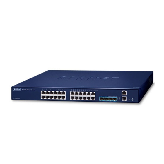 Planet SGS-5240-24T4X Quick Installation Manual