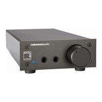 Lehmannaudio Black Cube Linear User Manual