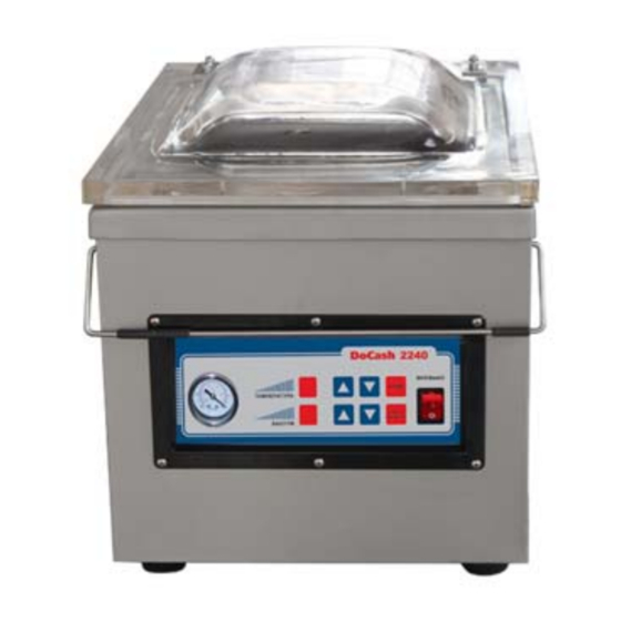 DoCash DoCash 2240 Packaging Machine Manuals