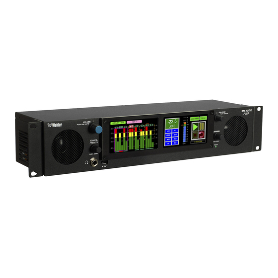 Wohler iAM-AUDIO-2 PLUS User Manual