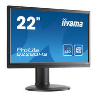 Iiyama ProLite E2280HS-W1 User Manual