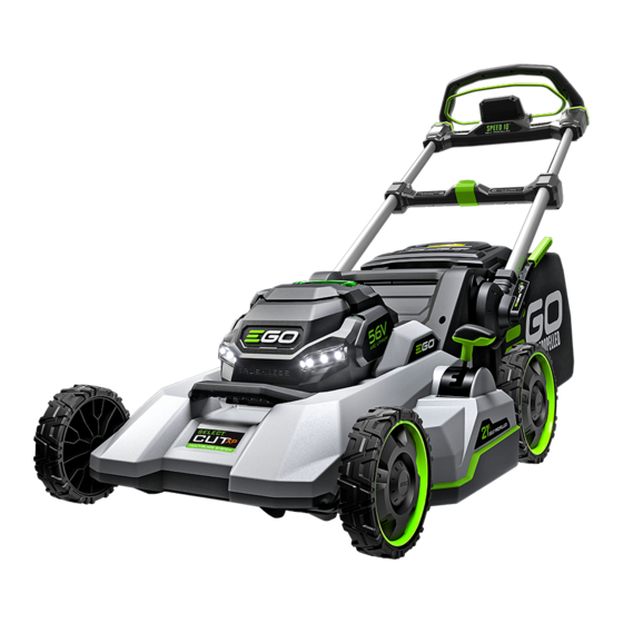 Ego Power+ LM2160SP Lawn Mower Manuals