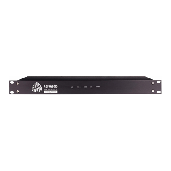 AeroAudio MOS QUATRO IP Manual