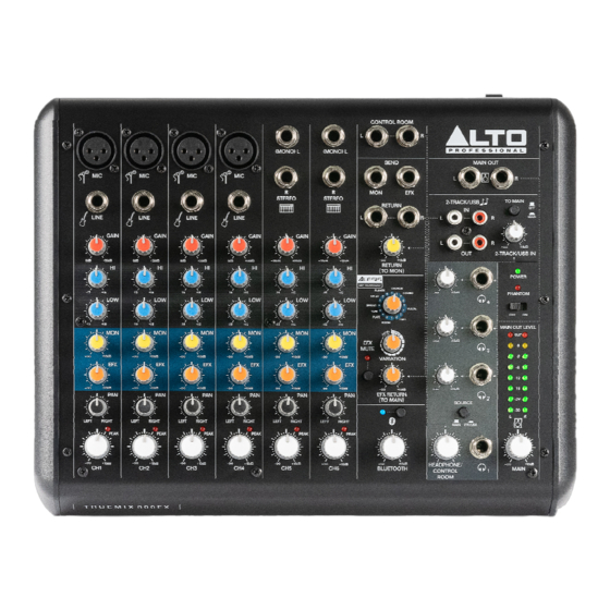 Alto TrueMix 800FX User Manual