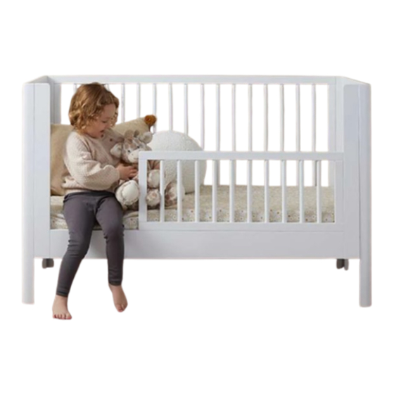 Mocka Maisie Octavia Cot Toddler Bed Half Frame Assembly Instructions Manual