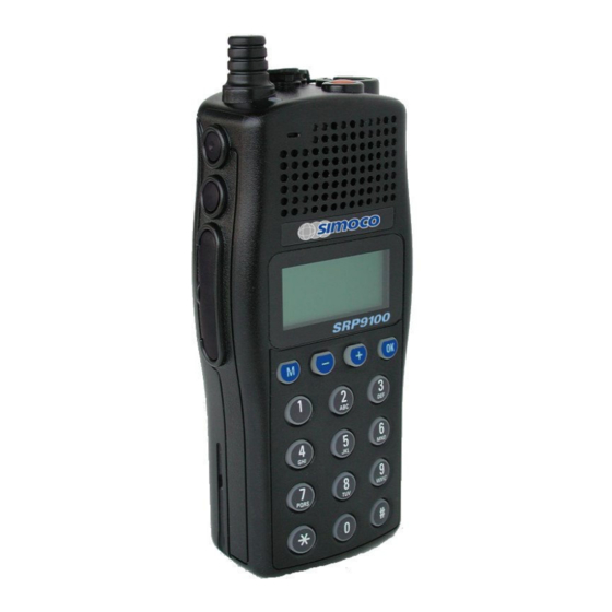 Simoco SRP9100 series Operating Instructions Manual