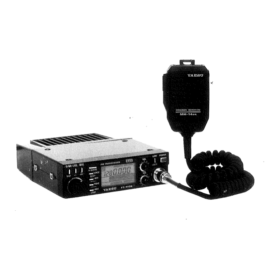 Yaesu FT-912R Operating Manual