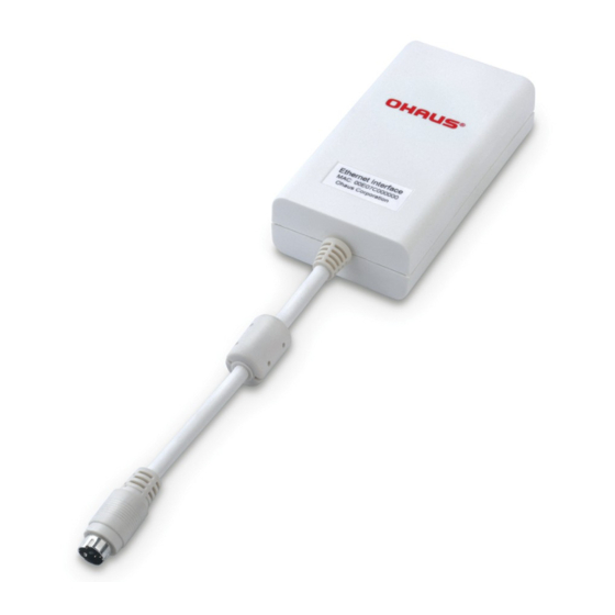 OHAUS Scout Instruction Manual