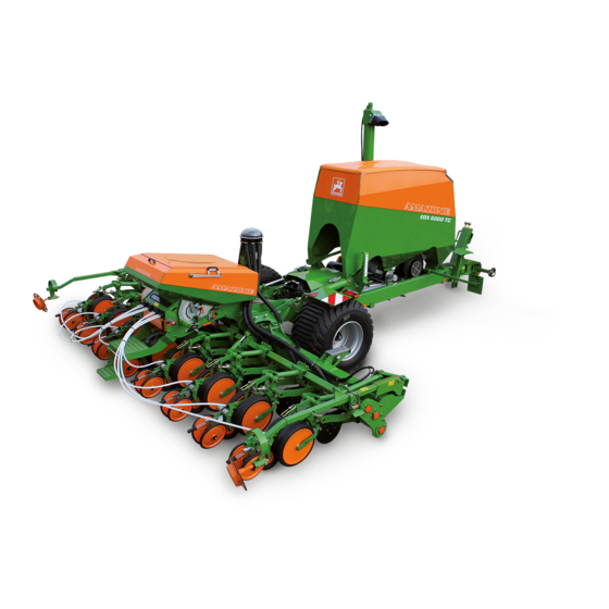 Amazone EDX 6000 TC Operating Manual