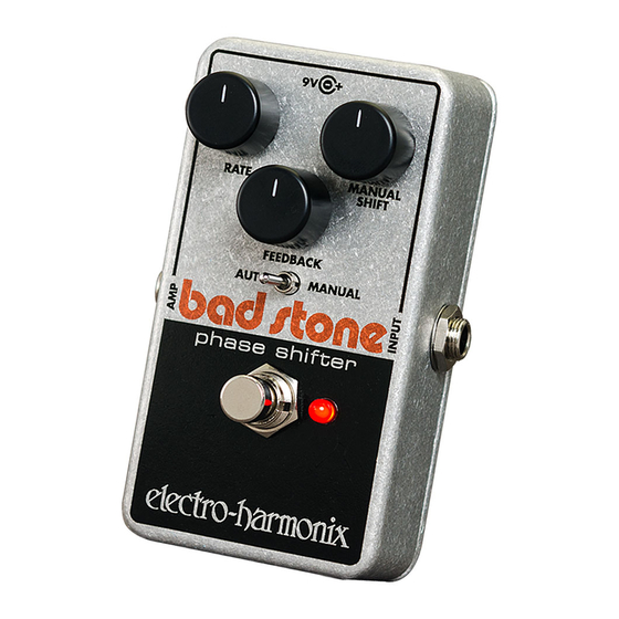 Electro-Harmonix BAD STONE Manual
