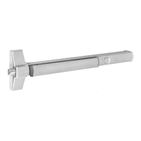Assa Abloy Corbin Russwin ED5602 Series Installation Instructions