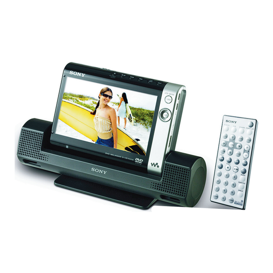 Sony D-VE7000S Marketing Specifications