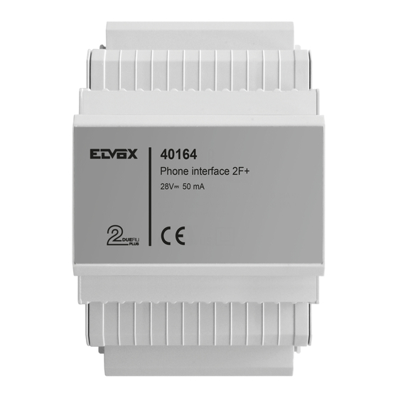 Vimar Elvox 40164 Installer Manual