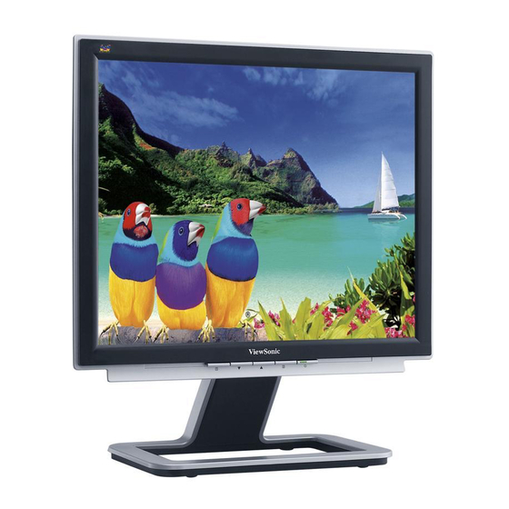 ViewSonic VX922 User Manual