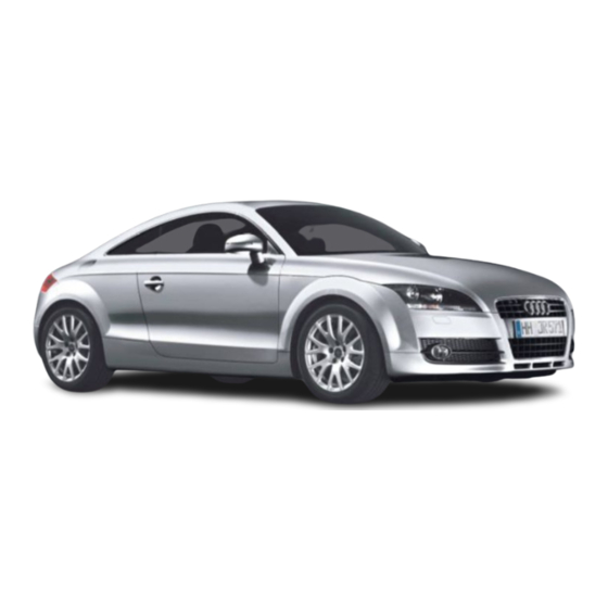 Audi TT 2010 Quick Reference Manual