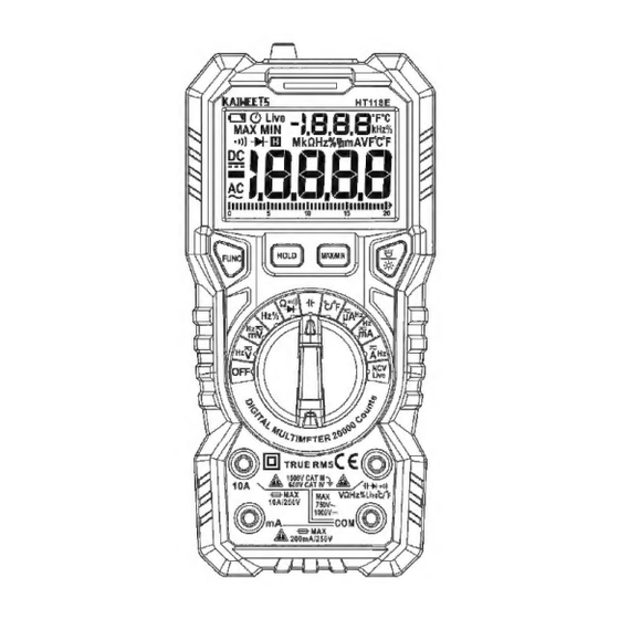 Kaiweets HT118E User Manual
