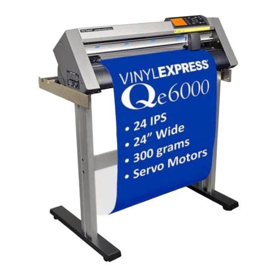 SignWarehouse.com Vinyl Express Qe6000 User Manual