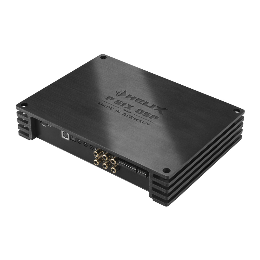 HELIX P SIX DSP MK2 Manual