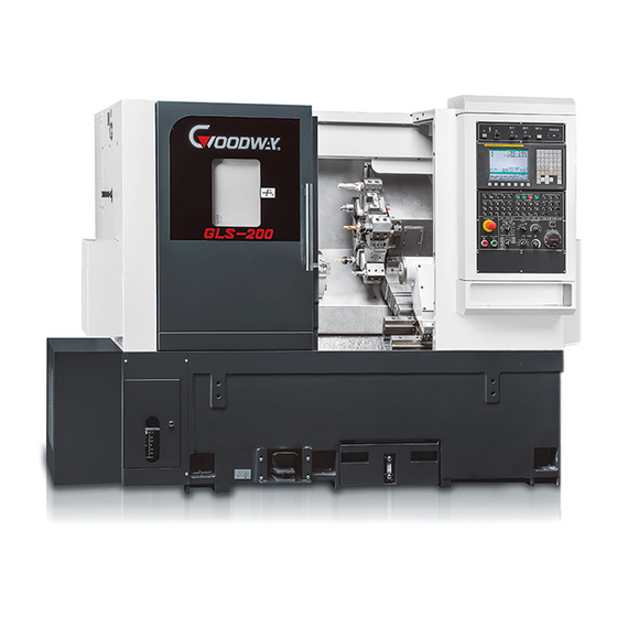 User Manuals: Goodway GLS-150 CNC Turning Center