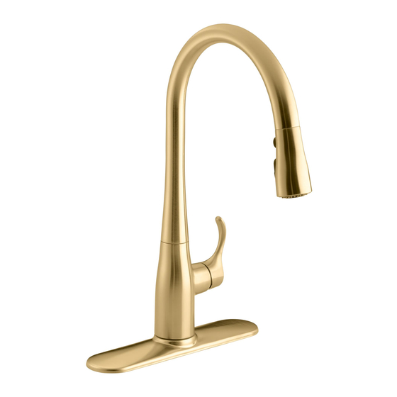 Kohler K-596 Installation And Care Manual