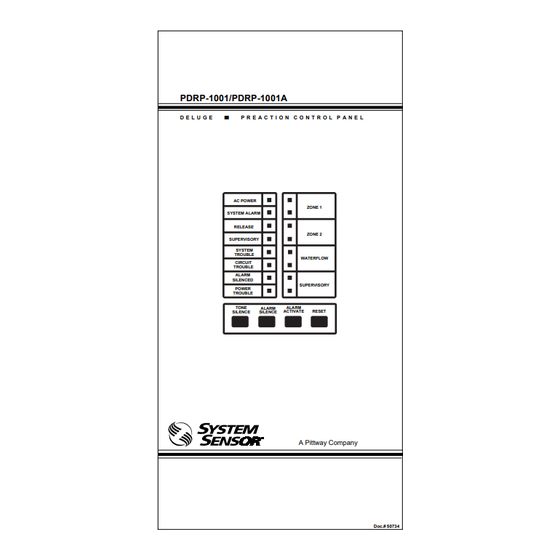 Pittway System Sensor PDRP-1001 Manual